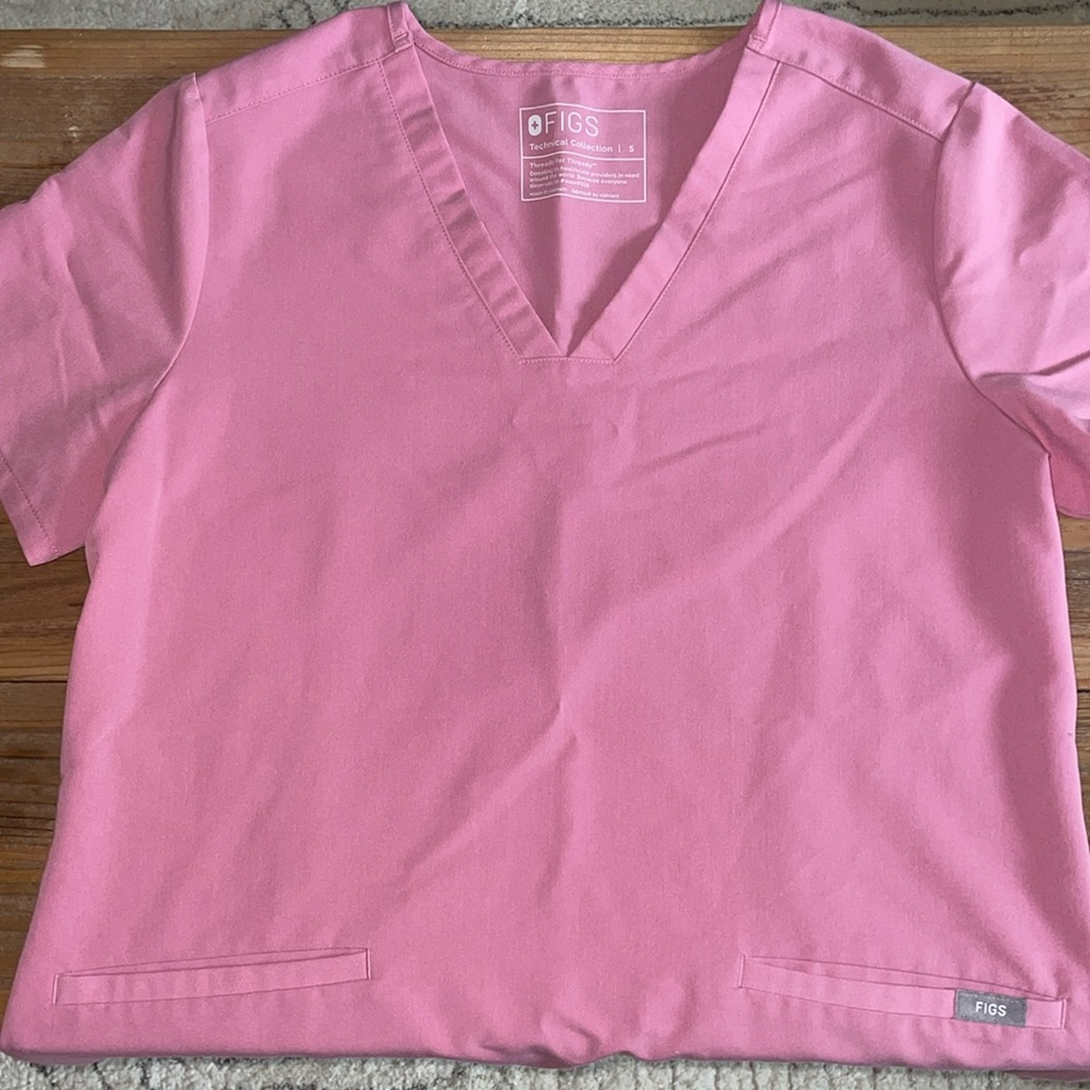 Women’s Casma Scrub Top Chalk Pink